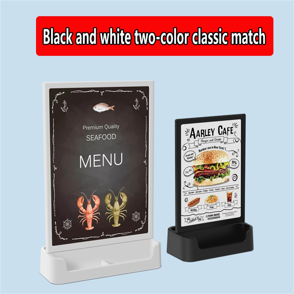A6 Multifunctional Price Display Stand High-end Restaurant Commercial Office A5 Display Stand Vertical Catalog Table Sign