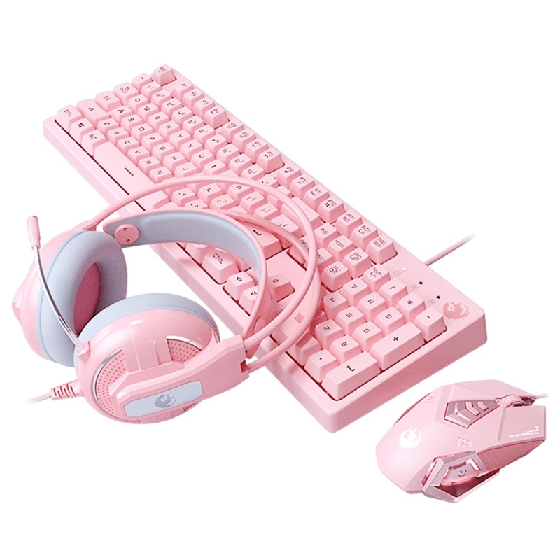 Bedraad mechanisch toetsenbord gaming muis ruisonderdrukking koptelefoon ronde muismat computer laptop accessoires voor kantoor
