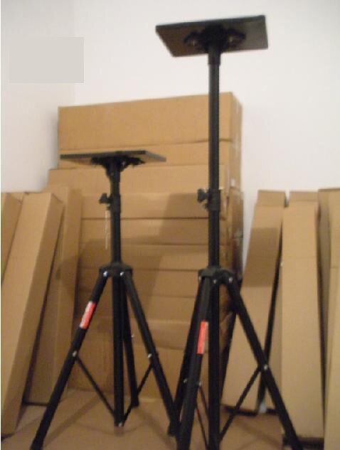 Trépied de support de projecteur pliant universel avec plateau givré support de support de haut-parleur support de entourage de trépied TY173