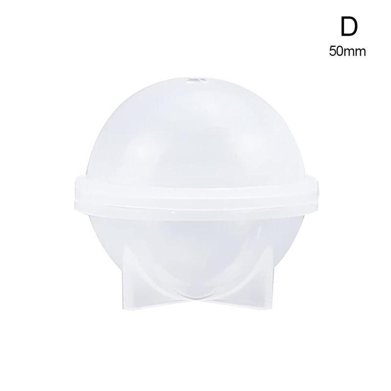 5 Sizes DIY Round Ball Silicone Mold Resin Pendant Making Crafts For Epoxy Mold 3D tools Jewelry Resin B5F5: D