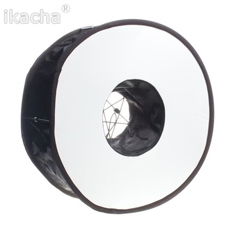 Universal 18 &quot;anular Flash difusor caja suave EZ-doble anillo Macro Reflector para Canon para Nikon Pentax para Olympus Cámara
