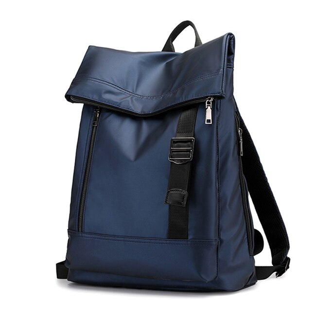 Grote Capaciteit Rugzak Zakelijke Laptop Rugzak Ruim Anti-Diefstal Comfortabele Business Mannen Leisure Rugzak Zwart: Blauw