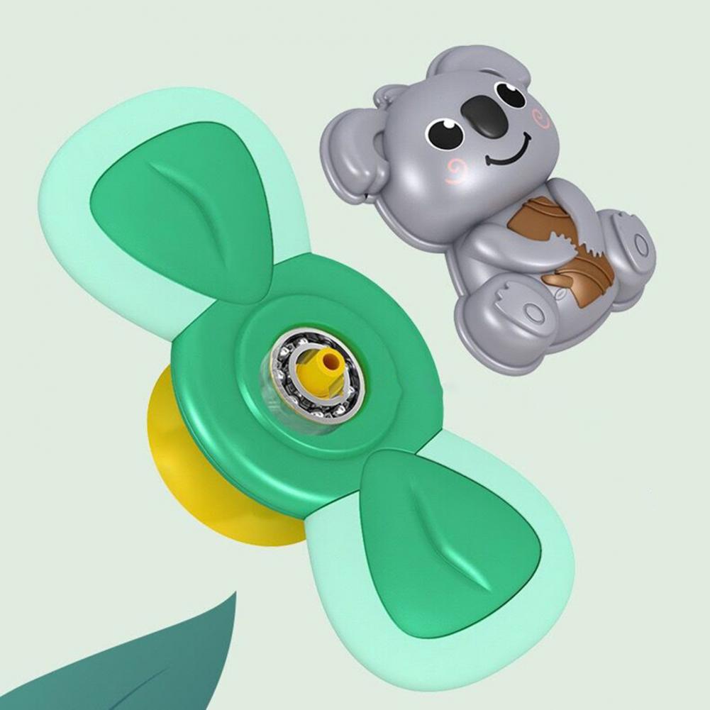 3 Pièces/ensemble Ventouse Jouet Rotatif Toupie Animal De Bande Dessinée La Coordination Main-oeil Sûr Ventouse Toupie Jouet pour le Verre
