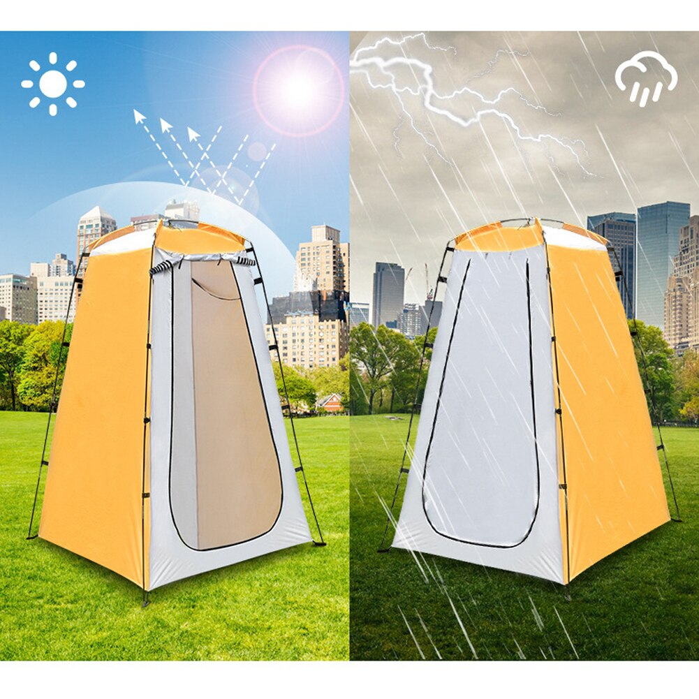 Outdoor-campingzelt, tragbare dusch- und badezelte, umkleidekabine, regensicherer unterstand, strand- und berg-toilette