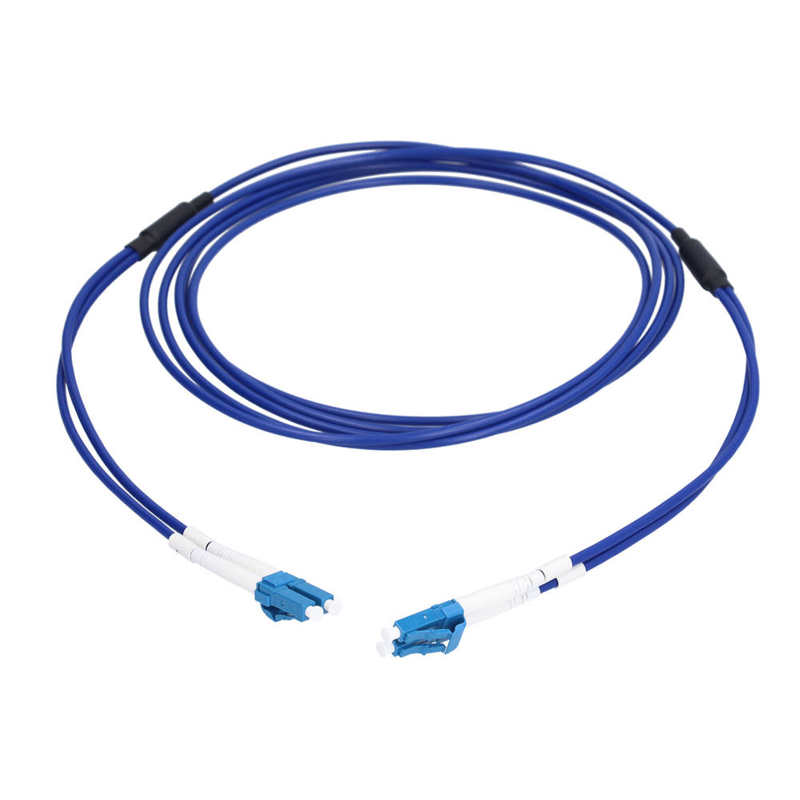 Optical Fiber Patch Cord Armored Optic Cable PVC for Hazardous Areas for Outdoor