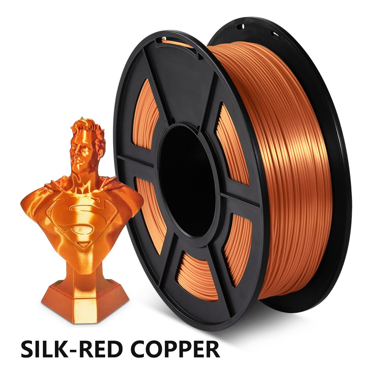 3D Printer Filament DIY SILK Filament Yellow SILK 1kg 2.2 lbs 1.75mm per roll for 3D printing Refills: SILK RED COPPER