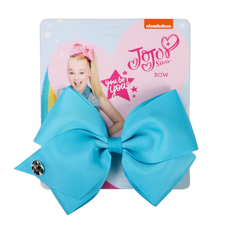 35 couleurs 5 pouces arcs pince à cheveux chapeaux cheveux arc pour bébé enfants filles à la main ruban nœud papillon cheveux accessoires: Turquoise