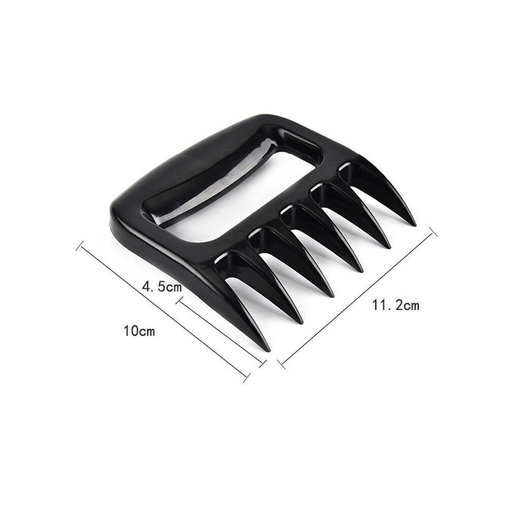 Multifunction Meat Shredder Barbecue Fork Bear Claw Meat Separator Food Fork Meat Slicer BBQ Grill Meat Handler Kitchen: 1pcs