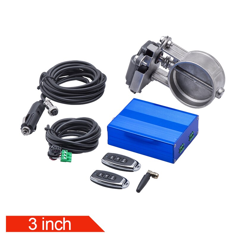 2 '' 2.25 '' 2.5 '' 2.75 '' 3 '' 3.5 '' elektrisk eksosventil i rustfritt stål med finjusterbart fjernkontroll-elektronisk brytersett