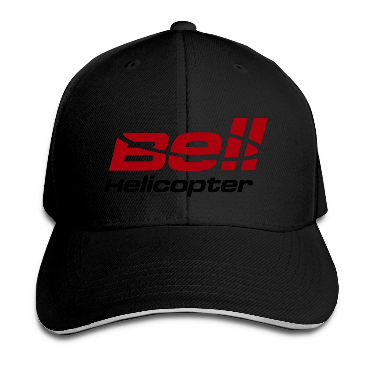 Gorra de helicóptero ajustable para hombres y mujeres, gorros de camionero, a la: Black