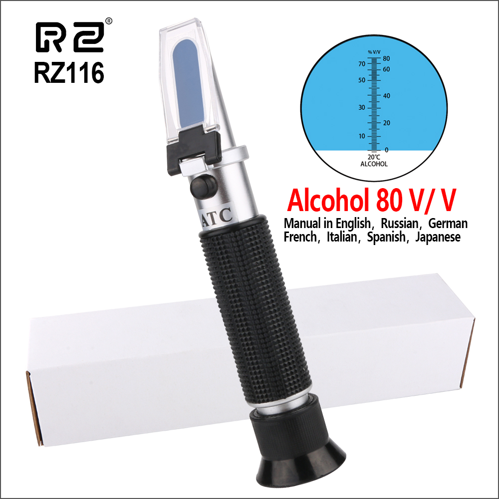 Rz Refractometer Alcohol Draagbare Auto Digitale R... Grandado