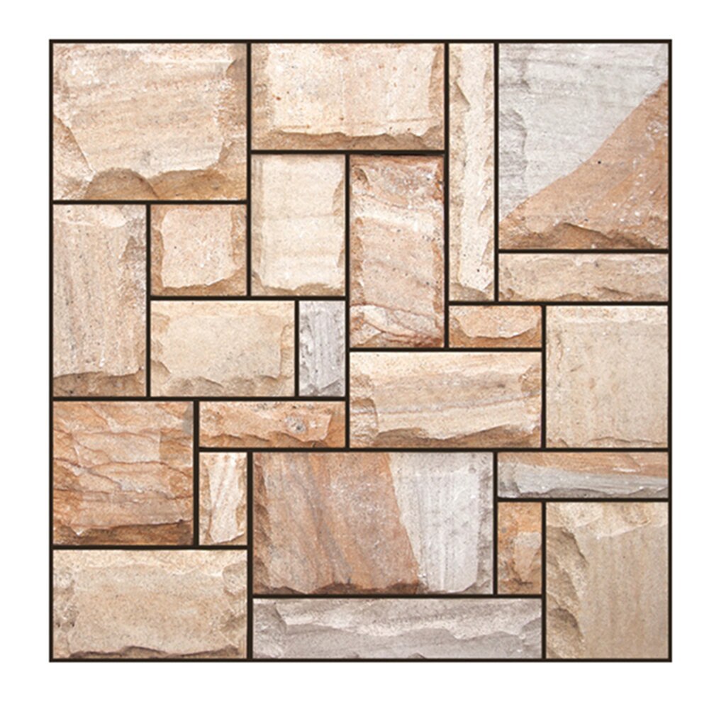 1PC 3D Stone Wallpaper Wall Sticker Decor Embossed Brick Simulation Tile Wall Sticker For DIY Home Bathroom Kitchen Decoration: K