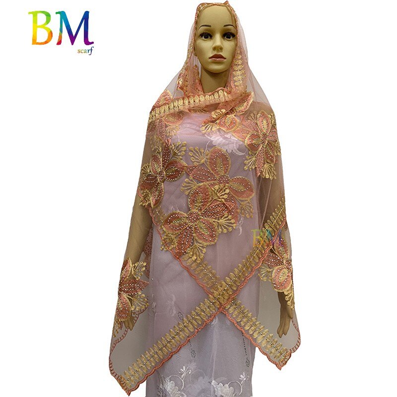 African women scarf muslim women scarf 200*50cm small net scarf for shawls BX09