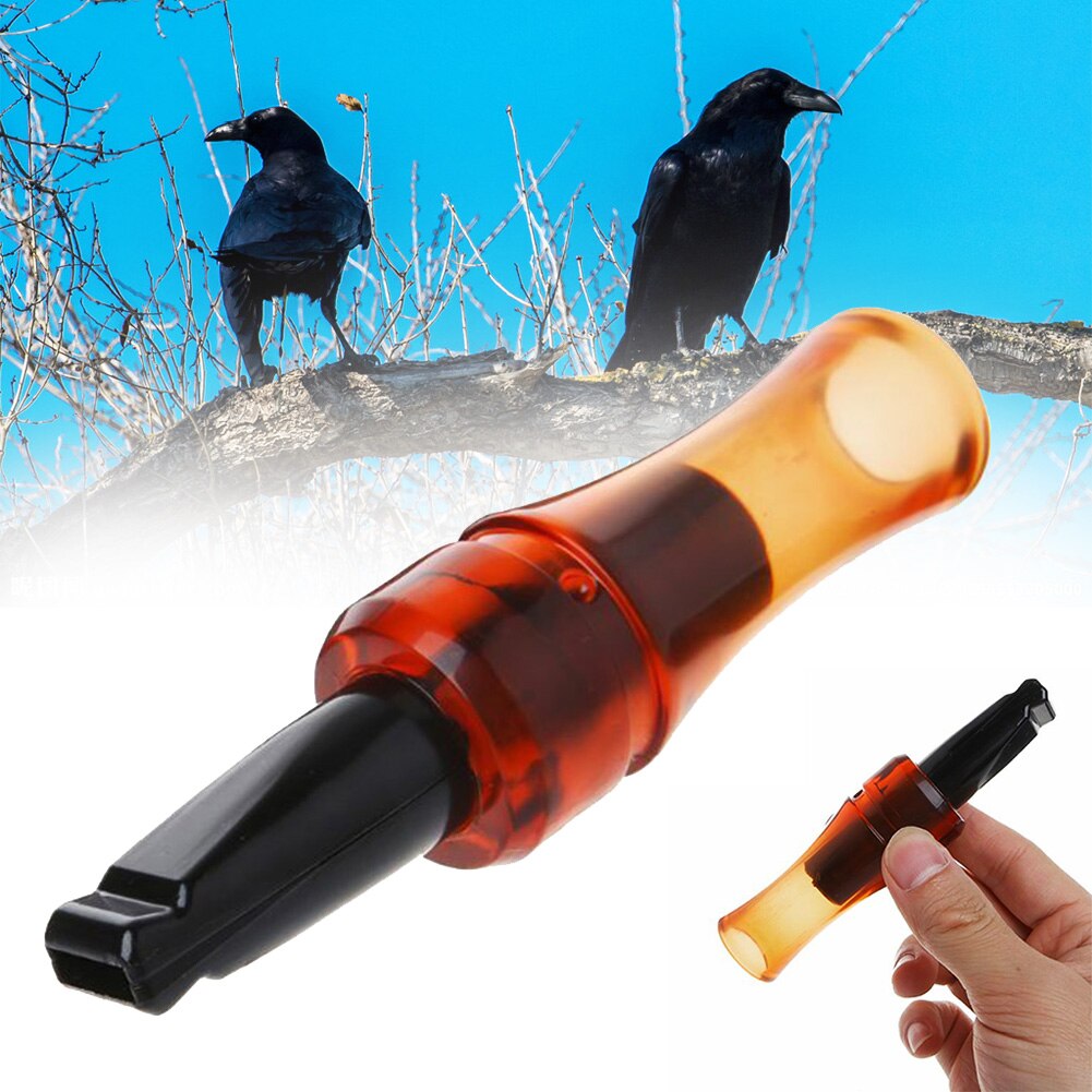 Poulet sauvage oie sifflet Durable facile à utiliser en plastique Simple appât attirant outil extérieur leurre Animal simuler son corbeau appelant