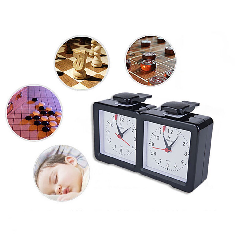 Chess Clock Portable Digital Chess Board Electronic High Precision Competition Count Up Mechanical Chess Game Clock