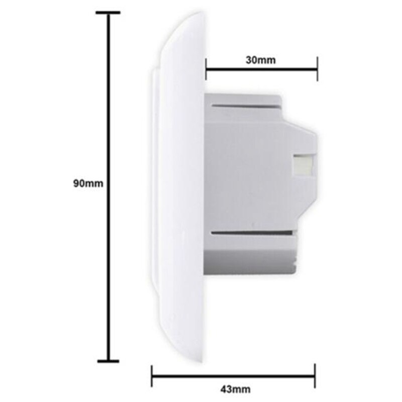 M9.716 kontakt sn ukeprogrammering gulvvarme termostat elektrisk oppvarming elektrisk gulvvarme 16a