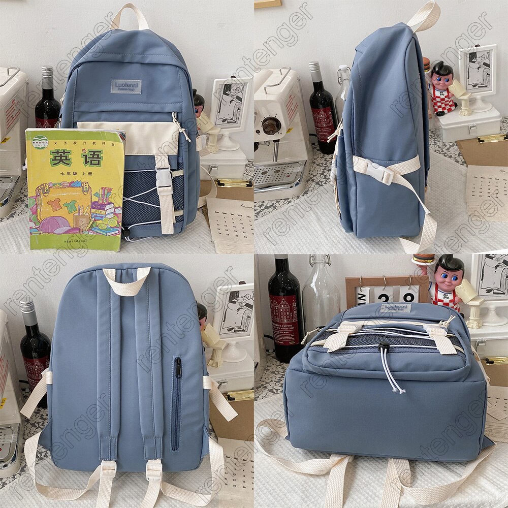Vrouwelijke Mesh Harajuku Rugzak Student College Reizen Vrouwen Schooltas Kawaii Mode Boek Rugzak Leuke Meisje Laptop Tas Dame