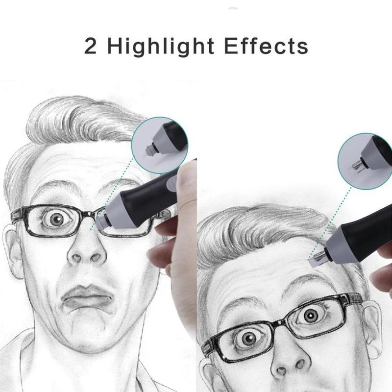 Handy Electric Battery Operated Pencil Eraser Rubber Kids 3 Electric School Colors Drawing Out Eraser Stationery Pen Rubber J4N3