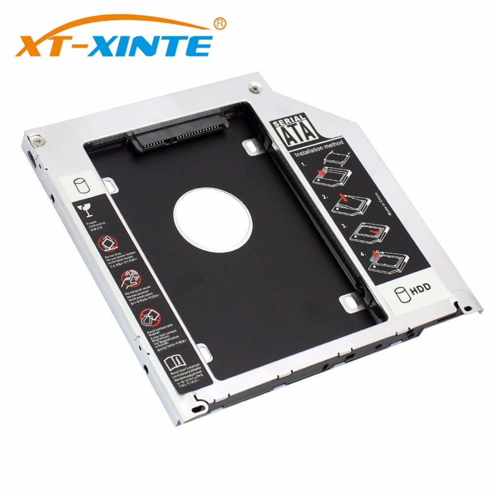 SATA 2ND Festplatte SSD HDD Caddy für MacBook Pro A1278 A1286 2,5 "/9,5mm SATA zu SATA HDD Caddy