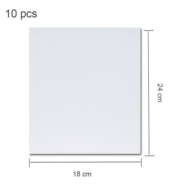 10Pcs White Blank Canvas Panel Oil Painting Board ... – Grandado