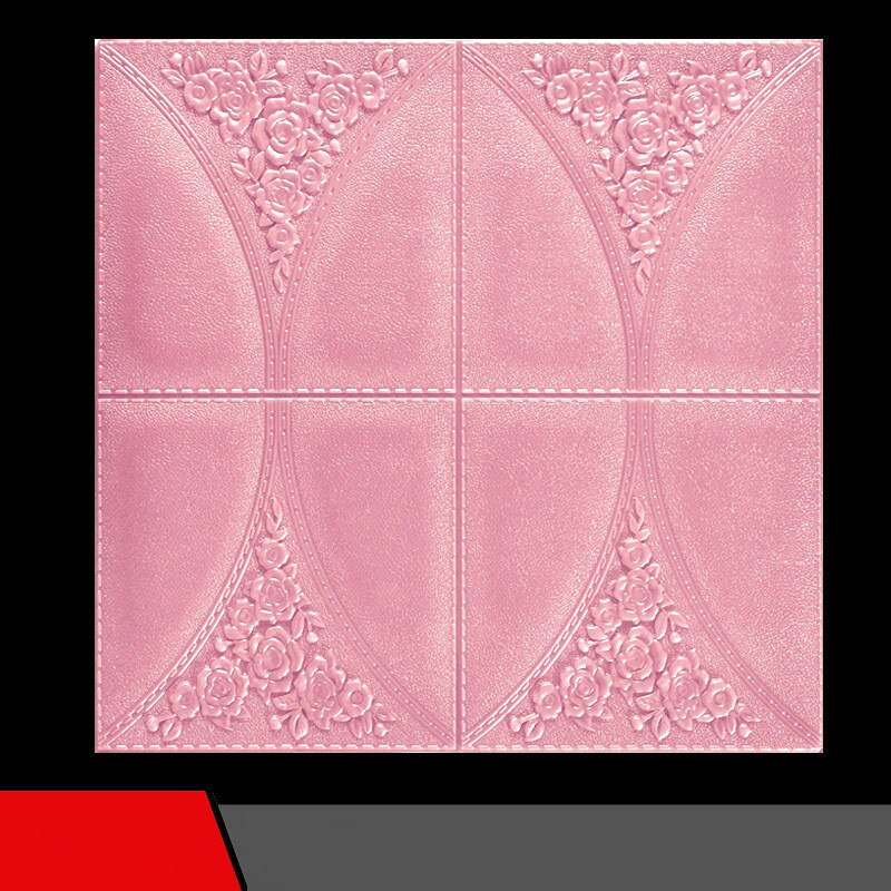 3D Waterproof Wallpaper Faux Leather Foam Self Adhesive Wallpaper for Living Room Bedroom Kids Room DIY Wall Stickers Background: E