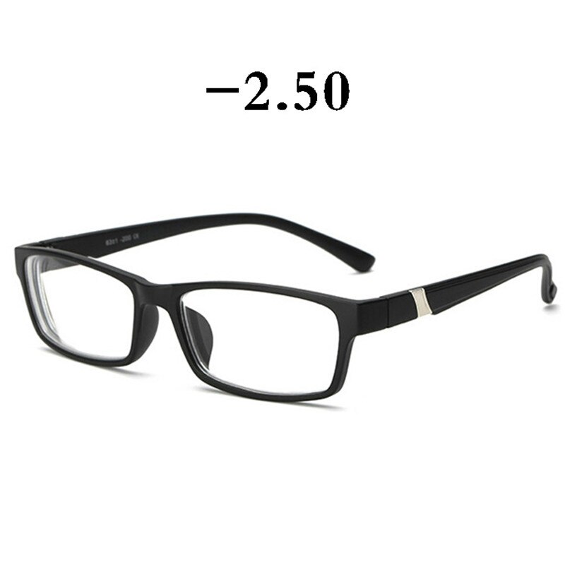 iboode Anti Blue-ray Myopic Glasses Myopia Eyeglasses Women Men Short Sight Eyewear -1.0 -1.5 -2.0 -2.5 -3.0 -3.5 -4.0: Black -2.50