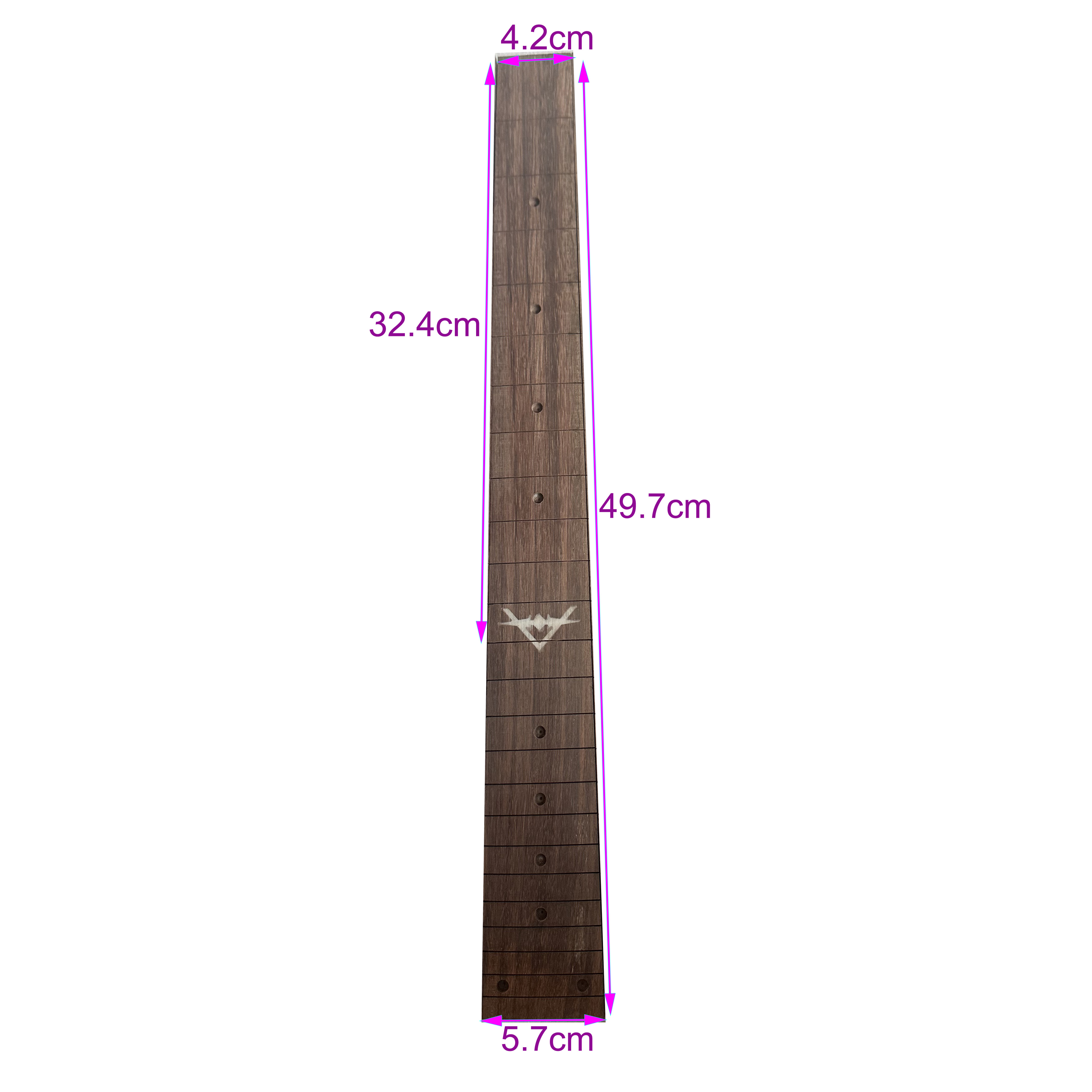 Gripebrett for palisander, heltre, ballade, klassisk elektrisk gitar, gripebrett, hals, gjør-det-selv, del, materiale, tilbehør: Sjokolade