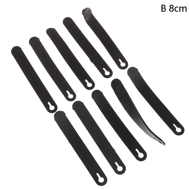 10pcs Motorcycle Rubber Bands For Frame Securing Cable Ties Wiring Harness Cables Accessories for Motobike: army green