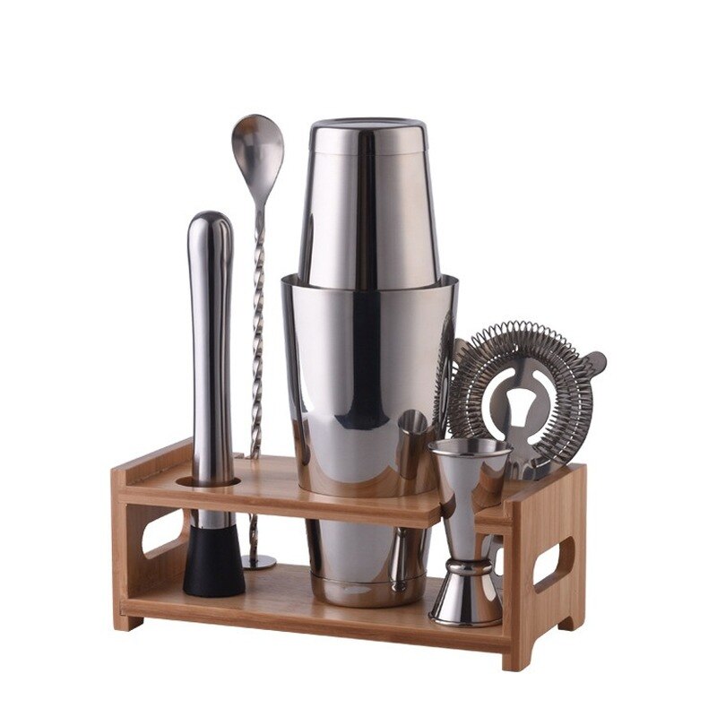 Shike Cup Cocktail Shaker Stainless Steel Hand Shake Shaker Tea Shop Pot Bar Tool Sets Wine Bottle Cocktail Shaker