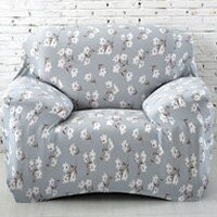 Housse extensible universelle pour canapé et fauteuil, avec accoudoir, pour salon, SC007: 10