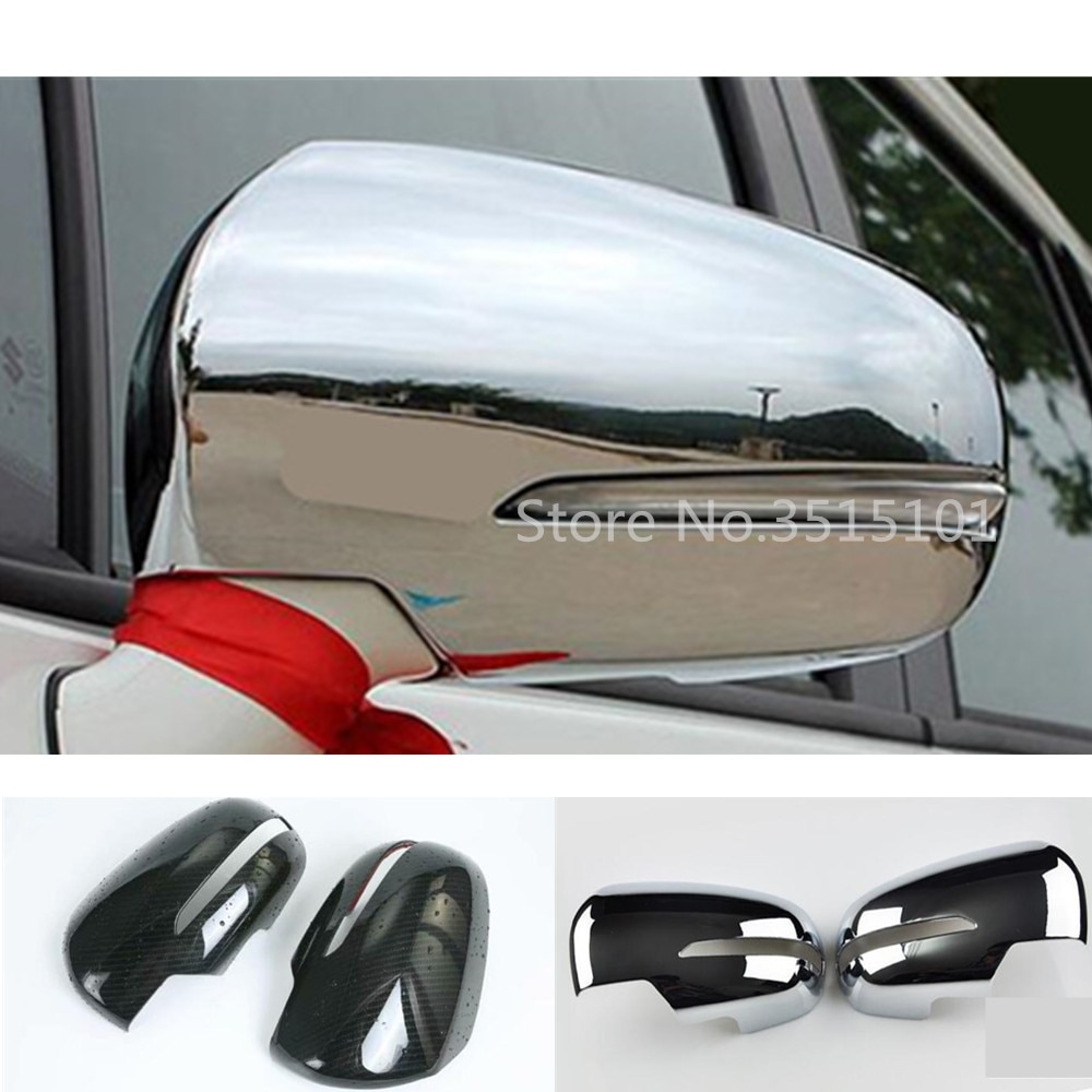 Auto Back Rear View Achteruitkijkspiegel Spiegel Aan Cover Stick Trim Frame 2 Stuks Voor Suzuki S-Cross Scross SX4