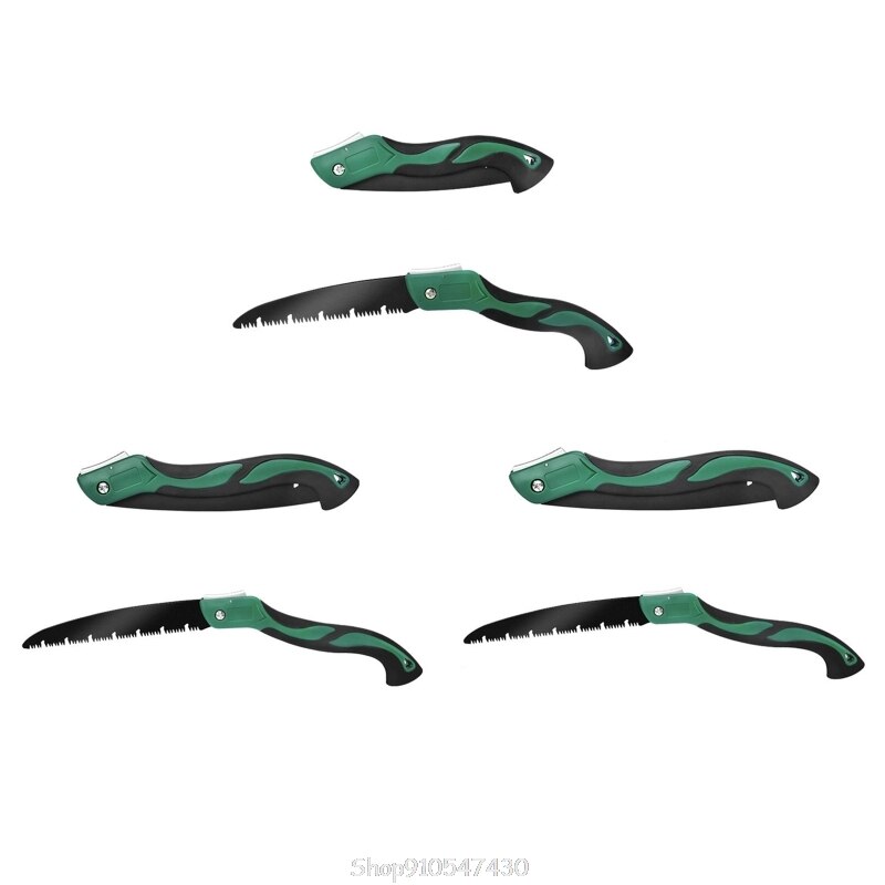 Opvouwbare zaag met handschoenen, vlijmscherp blad, stevige grip voor het zagen van hout, snoeischaar voor bomen, snoeien  n02 20