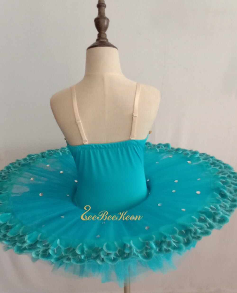 Pink/purple/blue Ballet Dress Girls Tutu Ballet Women Dance Dress Gold Lace Ballerina Diamond Performance Costume