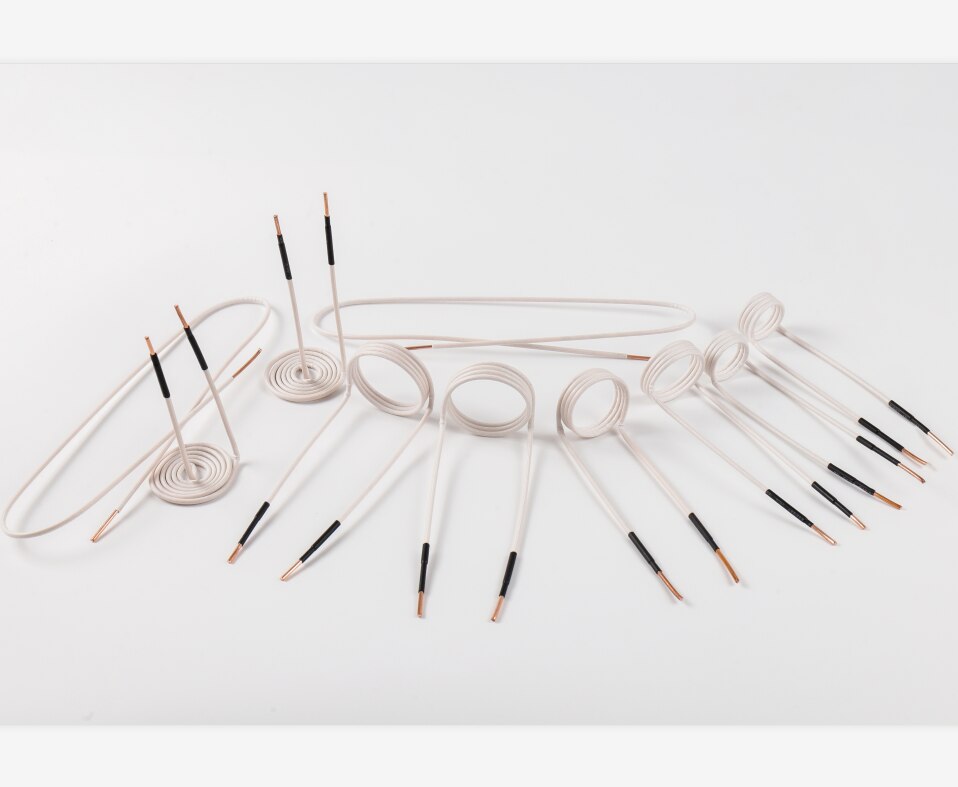 10Pcs Magnetic Heater DIY Induction Coils 30mm/40/50/750 Induction Coil Kits Flameless Heat Accessories