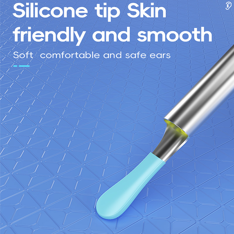 Wireless Smart Visual Ear Cleaner Otoscope WiFi Luminous Earpick Ear Wax Removal Tool With Camera Ear Endoscope Ear Wax Remover