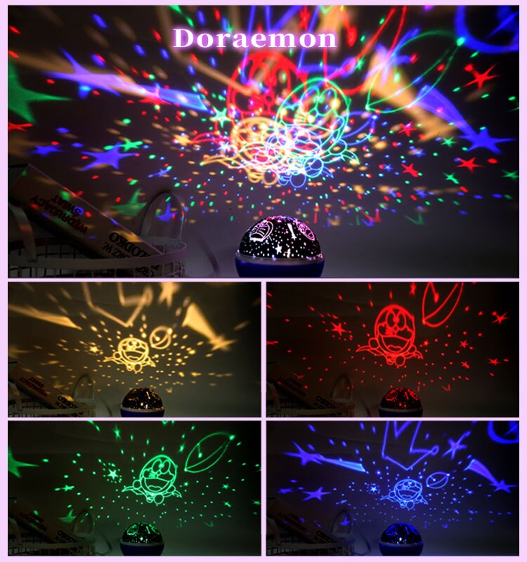 Lichtgevende Speelgoed Romantische Sterrenhemel LED Nachtlampje Projector Batterij USB Nachtlampje Creatieve Verjaardag Speelgoed Voor Kinderen: Replacing film3