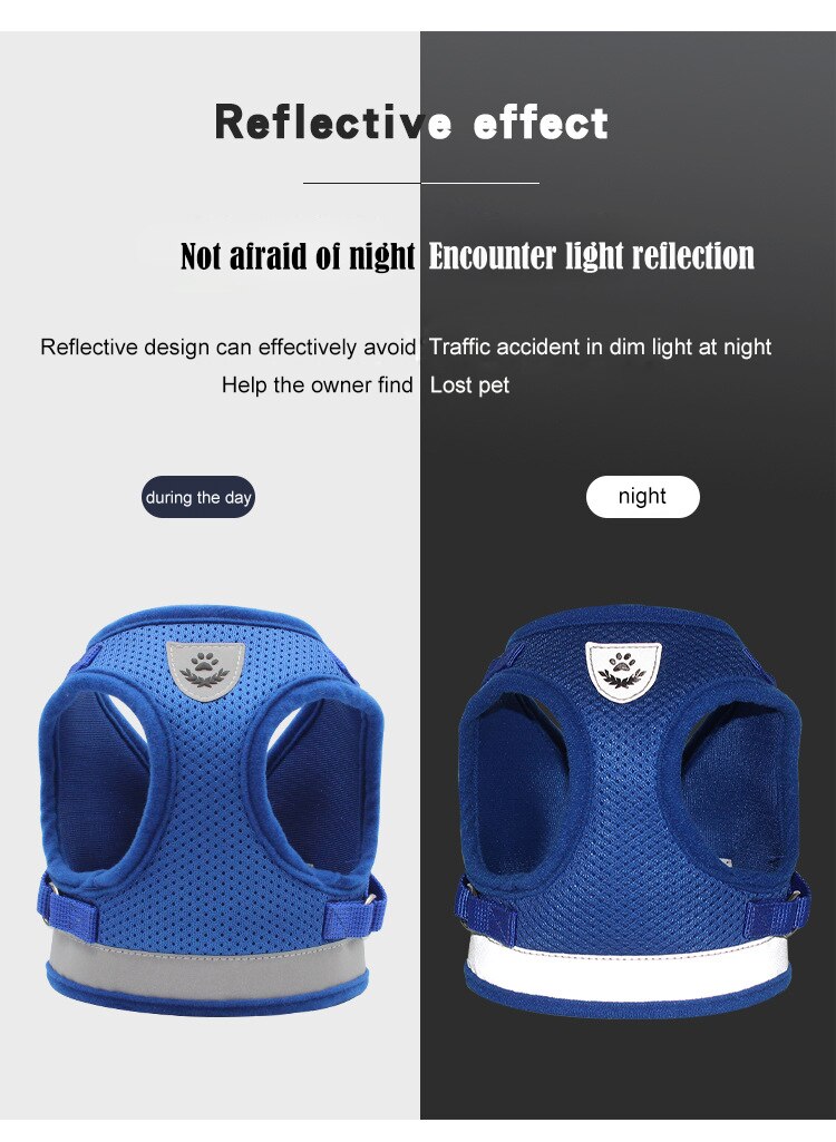 Hondenbenodigdheden huisdier borsttuig vest type hondenriem reflecterende golden retriever hondenriem huisdierbenodigdheden hondenaccessoires
