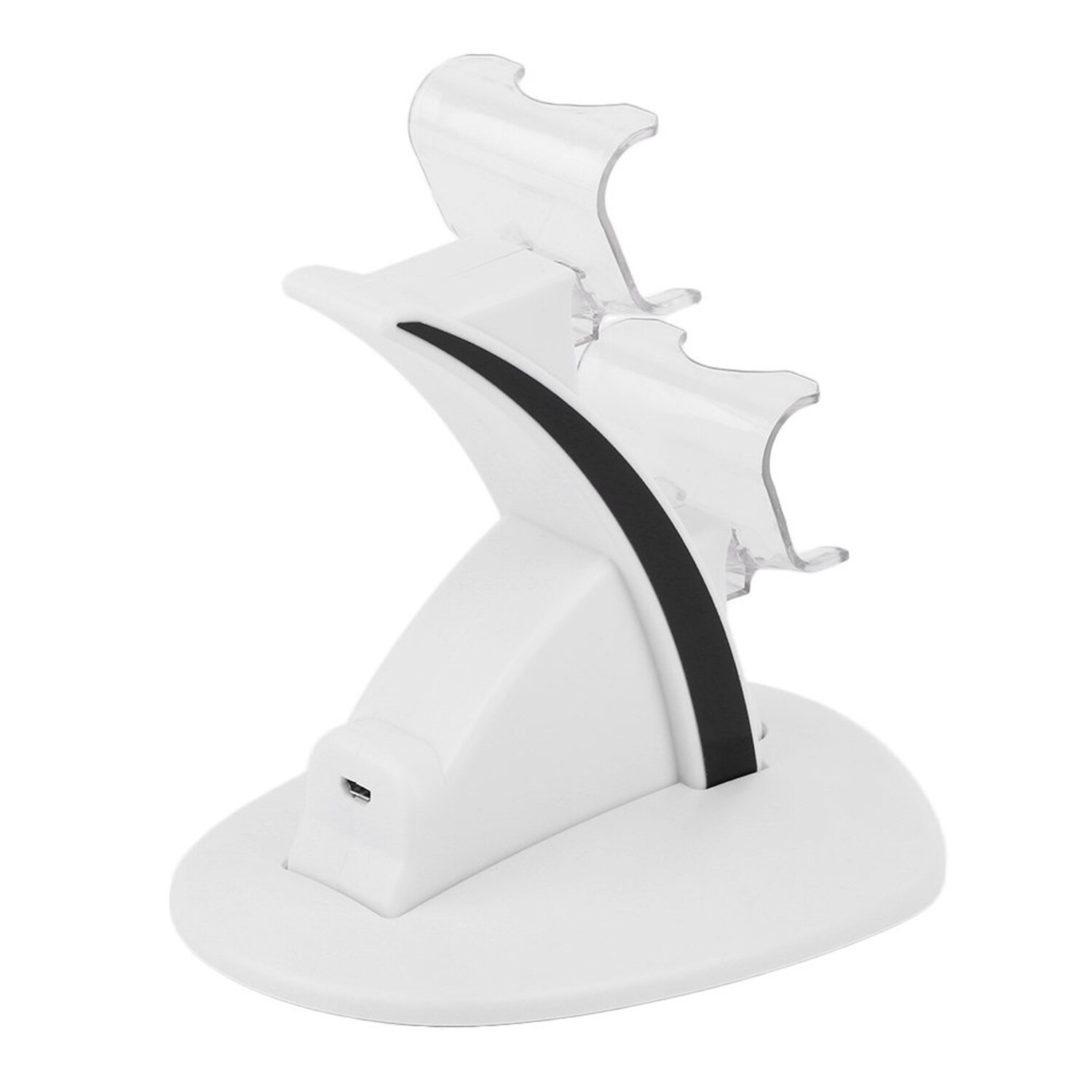 Led mikro-dobbelt controller holder oplader 2 led mikro-usb håndtag hurtig opladning dockstation stand oplader til  ps4 controllere