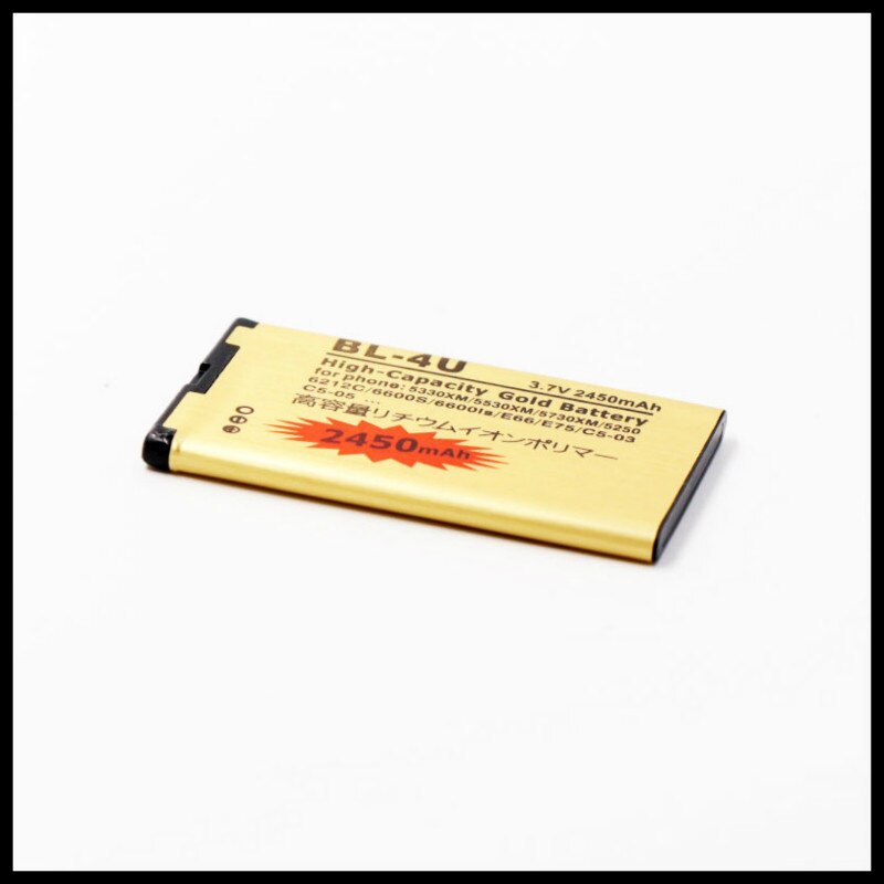 Hoge Capaciteit Golden BL4U BL-4U Batterij Voor Nokia 3120c 5250 5330XM 5530XM 5730XM 6212c 6600 8800 Batterij 4U