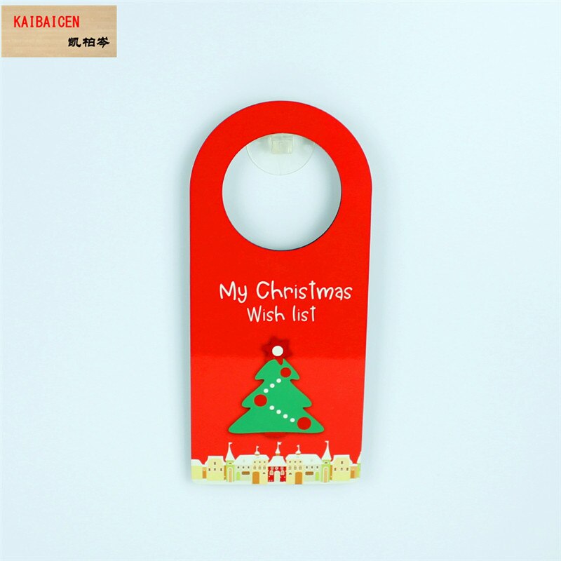 Sublimation blanks MDF door plate sublimation MDF doorplate Christmas Ornament Sublimation Blank Door Hanger, Home Decoration