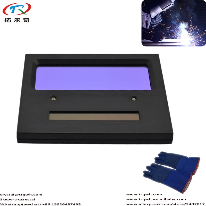 Tig soudure caméléon filtre Len cristal verre Auto-assombrissement soudure gant matériau résistant garantie TRQ-2100