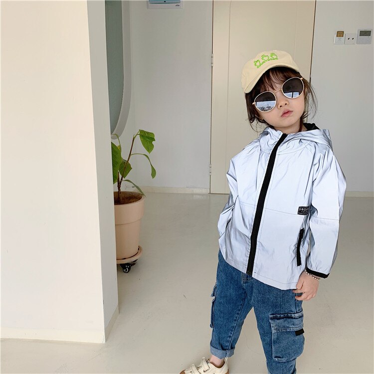 Children's Reflective Coats Autumn Spring Sports Jacket for Boys Breathable Girls Costumes Infantil Party Clothes