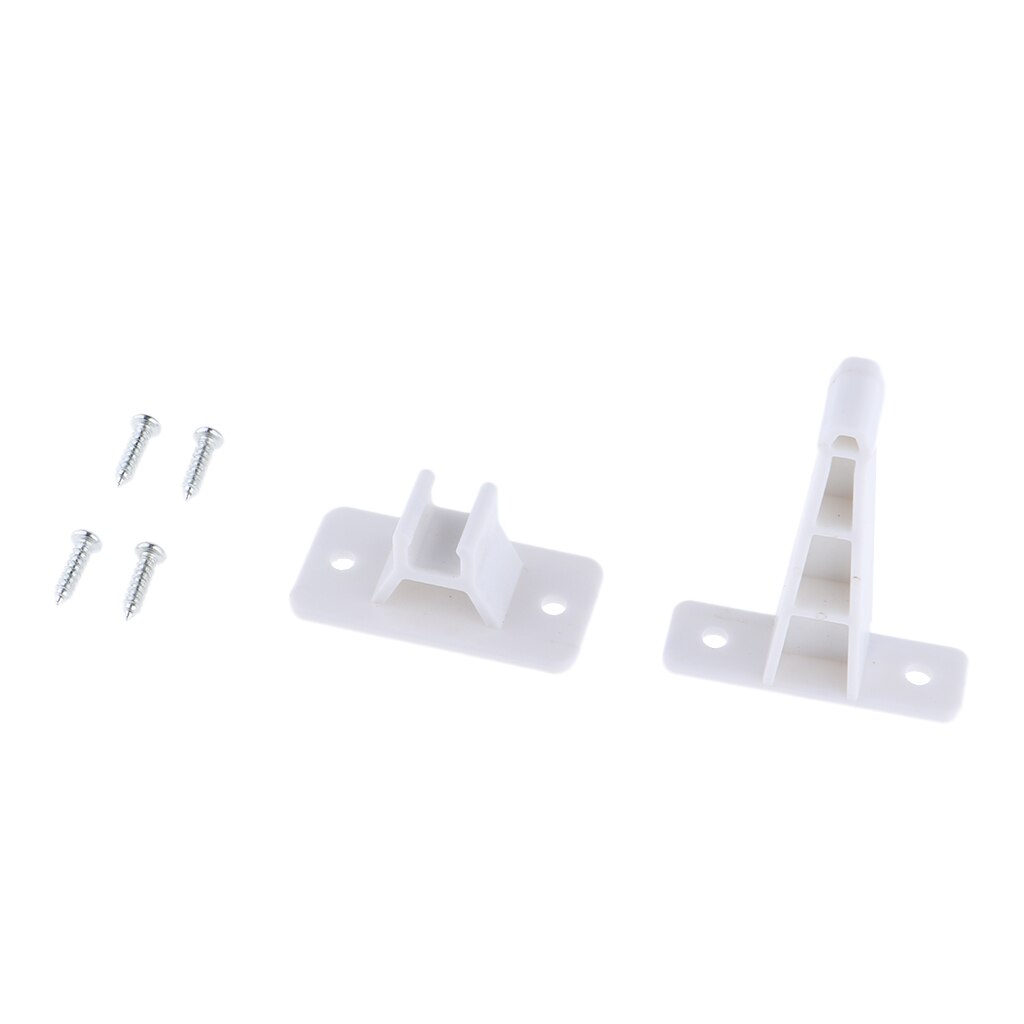 RV ENTRY DOOR CATCH T STYLE HOLDER 4" WHITE, 381407 - www