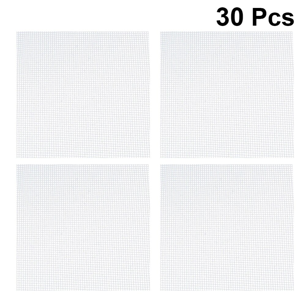 15 stk pottebund mesh pad urtepotte bundmåtte plantekasse gittermåtte lækagesikkert bundnet til hjemmet have balkon  (1 x 10 x 10cm)