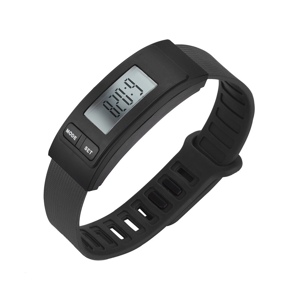 Digitaal horloge heren hardlopen stappenteller armband stappenteller calorieënteller digitaal lcd loopafstand 0619