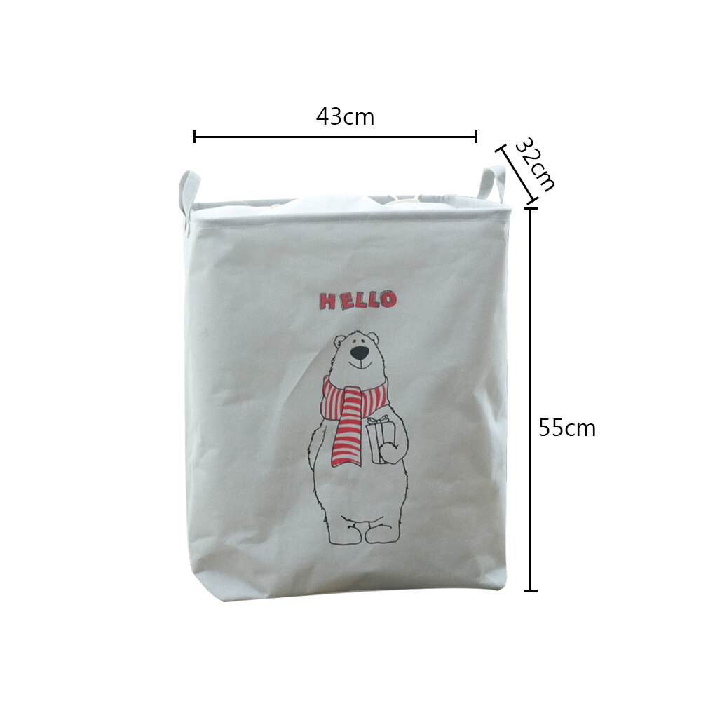 Double tissu EVA vêtements sales panier à linge pliable panier à linge avec poignées carré bac de rangement seau maison jouets organisateur