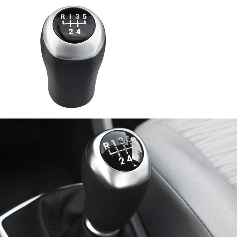 Auto 5 Speed Manual Stick Gear Head Shift Knob Lever Shifter for