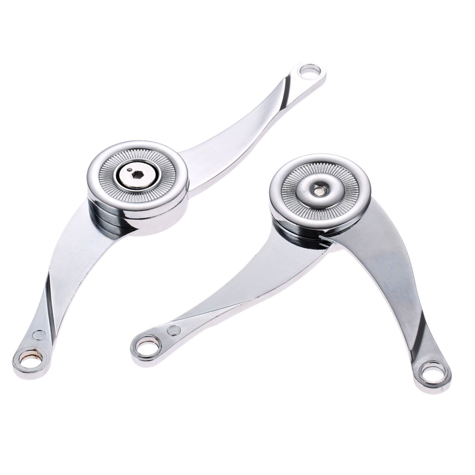 DRELD 2pcs Soft Close Lift Up Stay Hinge Concealed Door Kitchen Cabinet Cupboard Zinc Alloy Pull Rod Hardware Accessory