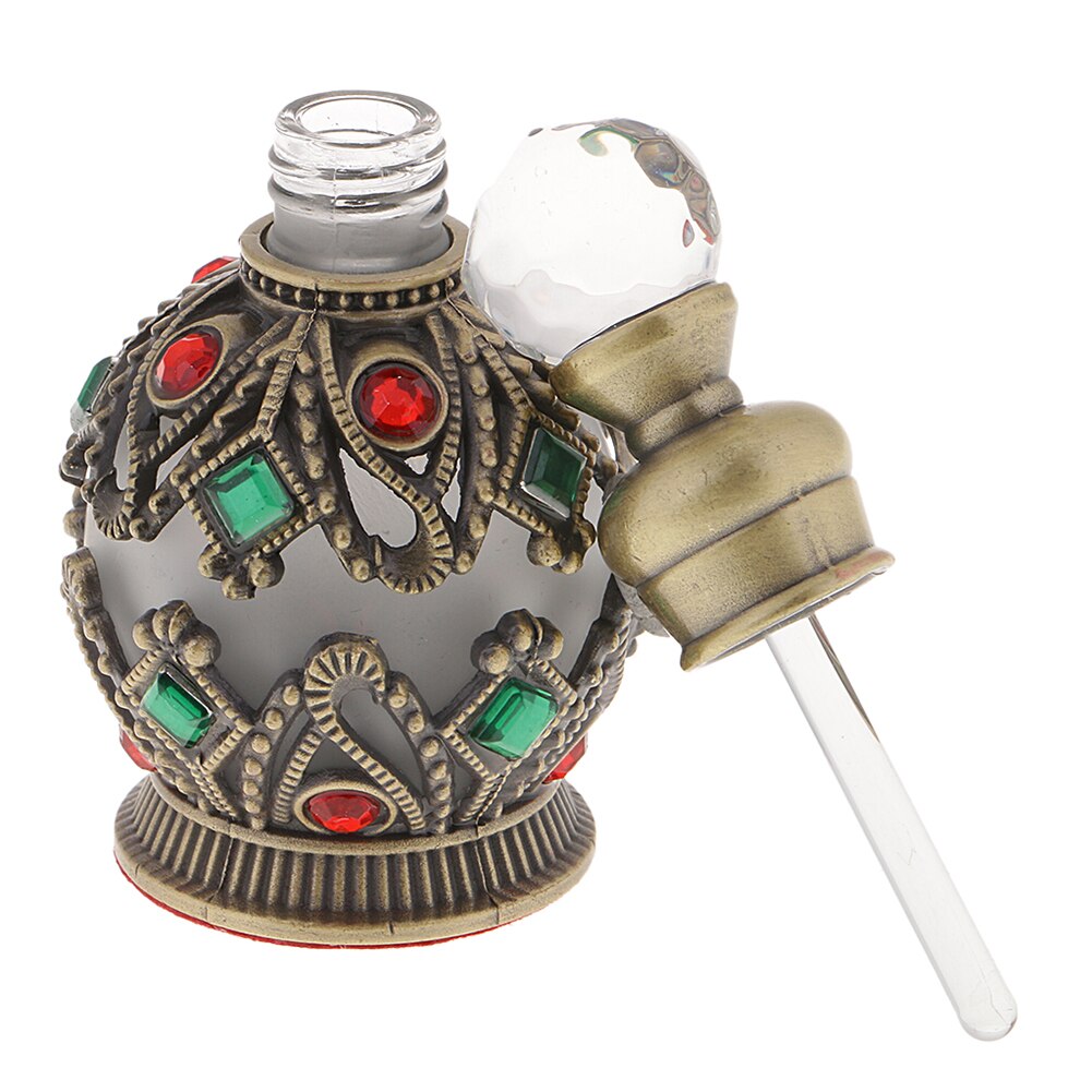 15ml vintage stil dubai aromaterapi eterisk olja parfym lagring tom flaskbehållare