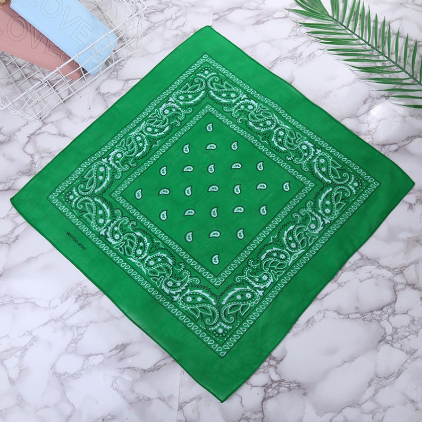 Hoofdband Unisex Mode Katoenen Bandana Vierkante Sjaal Voor Vrouwen Mannen Hoofdband Hoofddeksels Dubbelzijdig Hoofd Wrap Haaraccessoires
